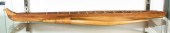 (LOT OF 2) CARVED WOOD CANOES