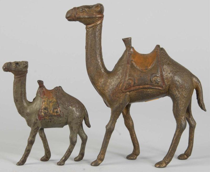 Lot of 2: Cast Iron Camel Still