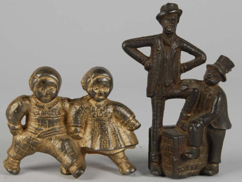 Lot of 2: Cast Iron Figural Still
