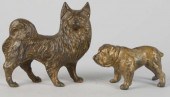 Lot of 2: Cast Iron Dog Still