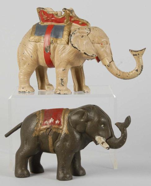 Lot of 2: Cast Iron Elephant