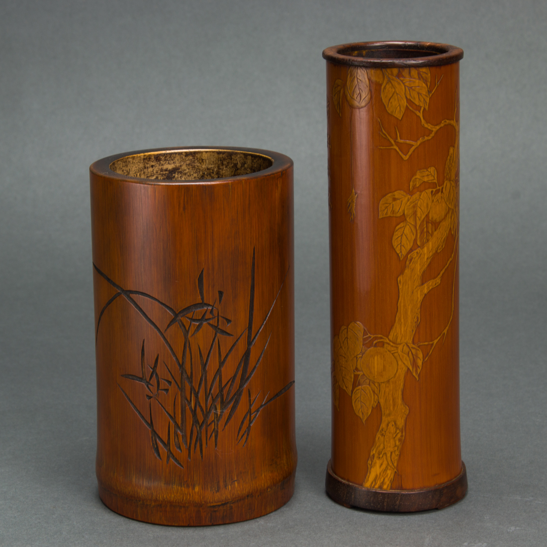 (LOT OF 2) CHINESE BAMBOO BRUSH