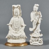 (LOT OF 2) CHINESE BLANC DE CH