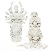 (LOT OF 2) CHINESE BLANC-DE-CH