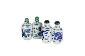 (LOT OF 2) CHINESE BLUE AND WH