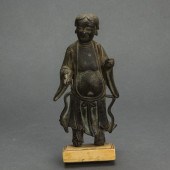 (LOT OF 2) CHINESE BRONZE FIGU