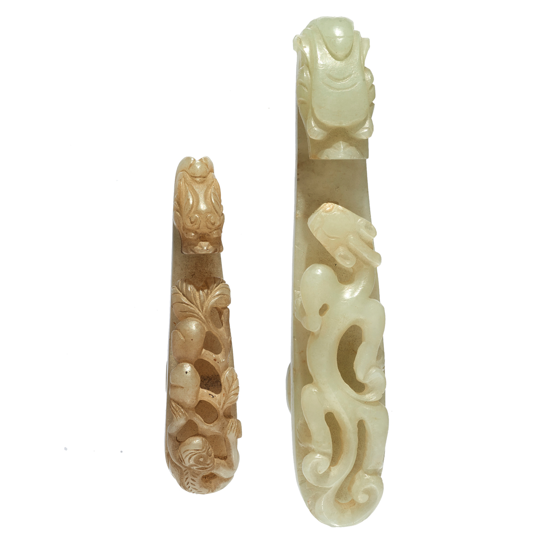(LOT OF 2) CHINESE CELADON JADE