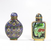 (LOT OF 2) CHINESE CLOISONNE E