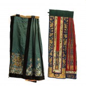 (LOT OF 2) CHINESE EMBROIDERED