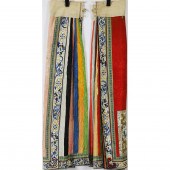 (LOT OF 2) CHINESE EMBROIDERED