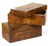 (LOT OF 2) CHINESE EXPORT BURL