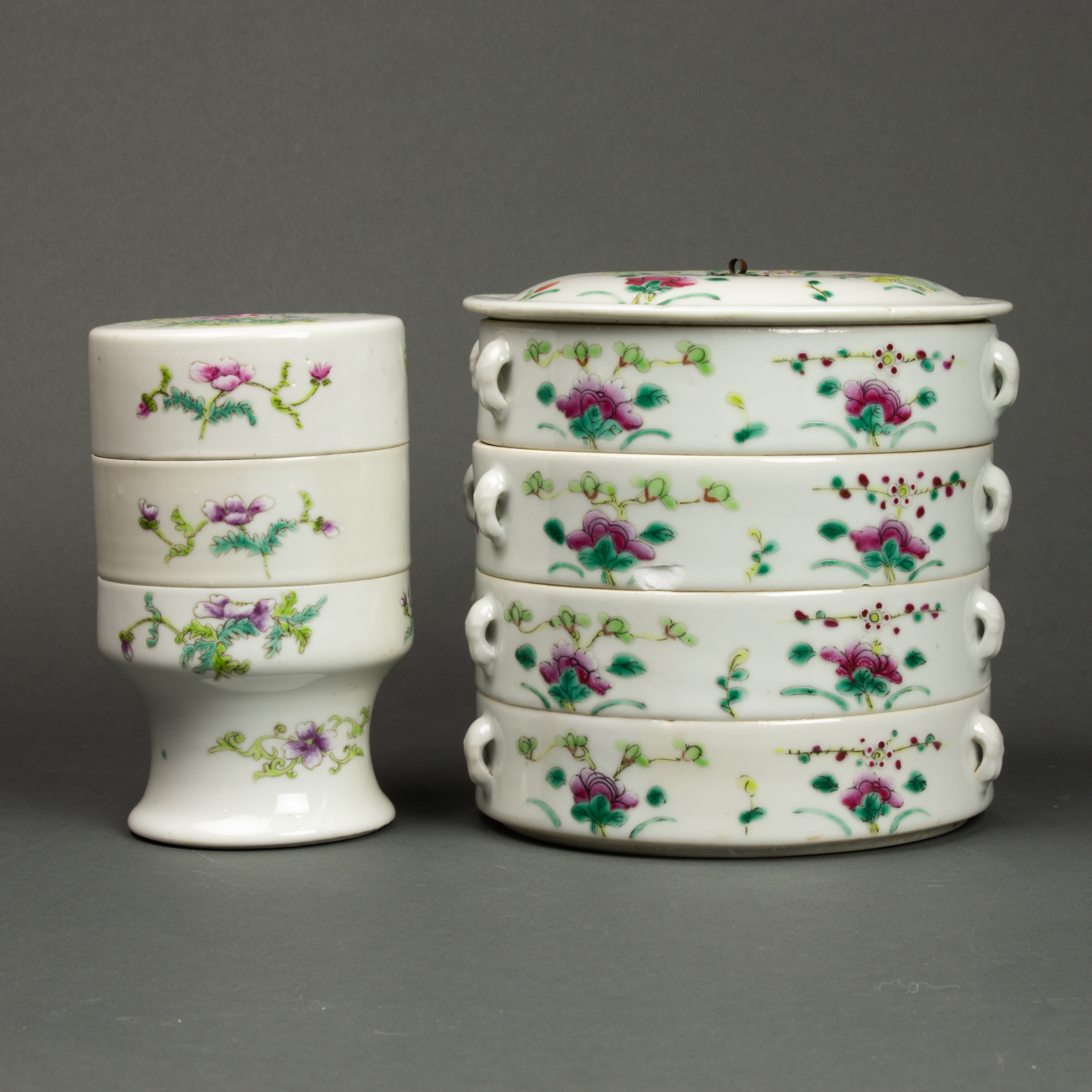 (LOT OF 2) CHINESE FAMILLE ROSE