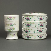 (LOT OF 2) CHINESE FAMILLE ROS