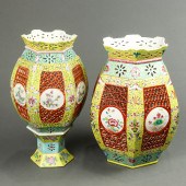 (LOT OF 2) CHINESE FAMILLE ROS