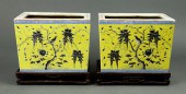 (LOT OF 2) CHINESE GRISAILLE D