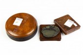 (LOT OF 2) CHINESE INKSTONES (
