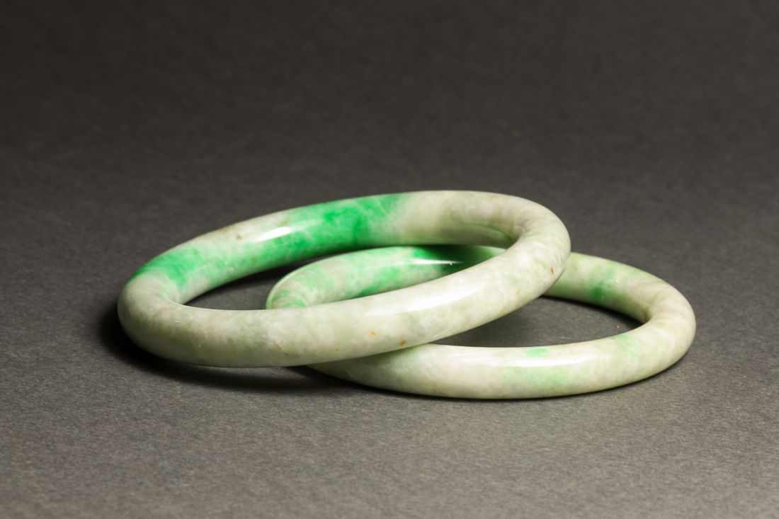 (LOT OF 2) CHINESE JADEITE