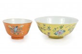 LOT OF 2 CHINESE PORCELAIN BOW