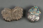 (LOT OF 2) CHINESE SILVER COSM