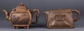 (LOT OF 2) CHINESE YIXING TEAP