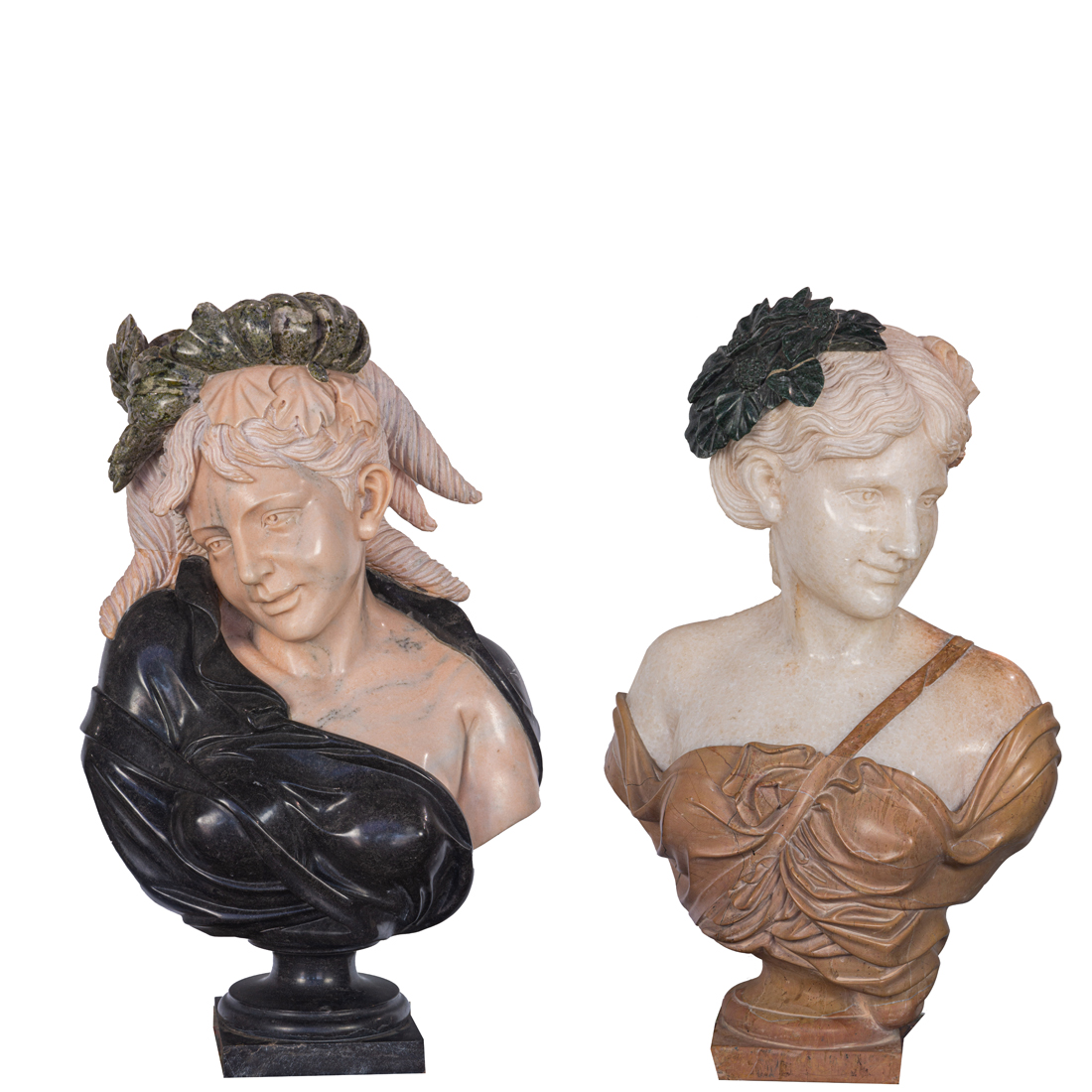 (LOT OF 2) CLASSICAL STYLE MARBLE