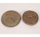 Lot of 2 contemporary discoida
