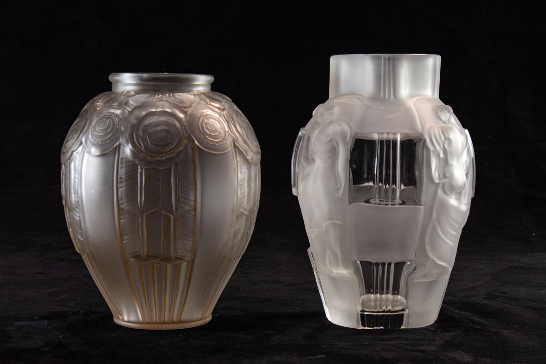 (LOT OF 2) CONTINENTAL ART DECO