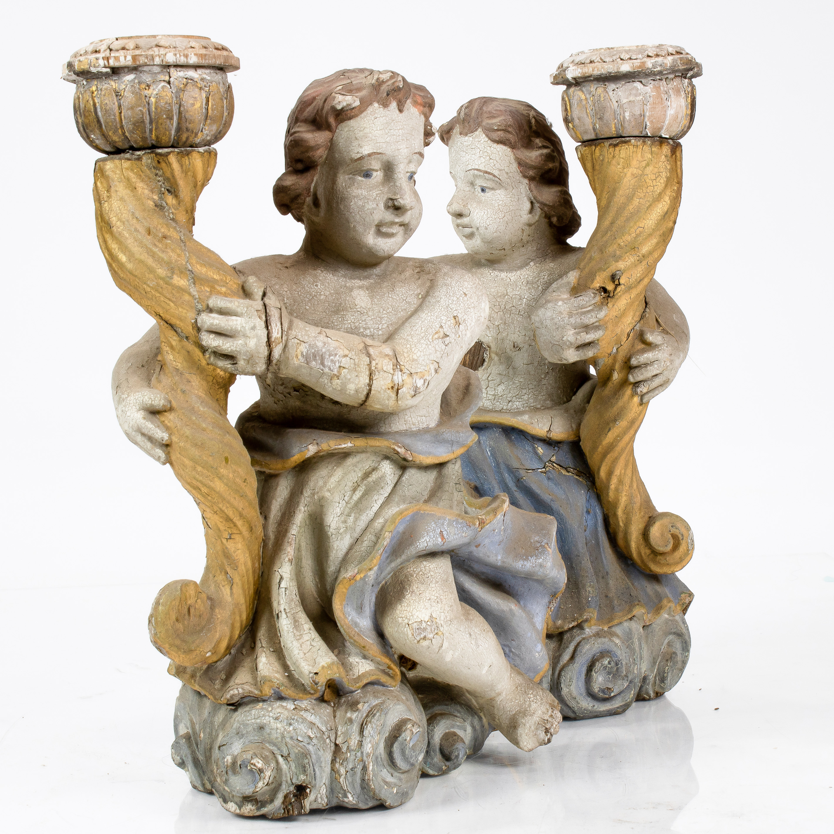 (LOT OF 2) CONTINENTAL CARVED AND