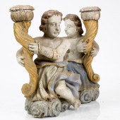 (LOT OF 2) CONTINENTAL CARVED