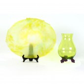 (LOT OF 2) DAUM PATE DE VERRE