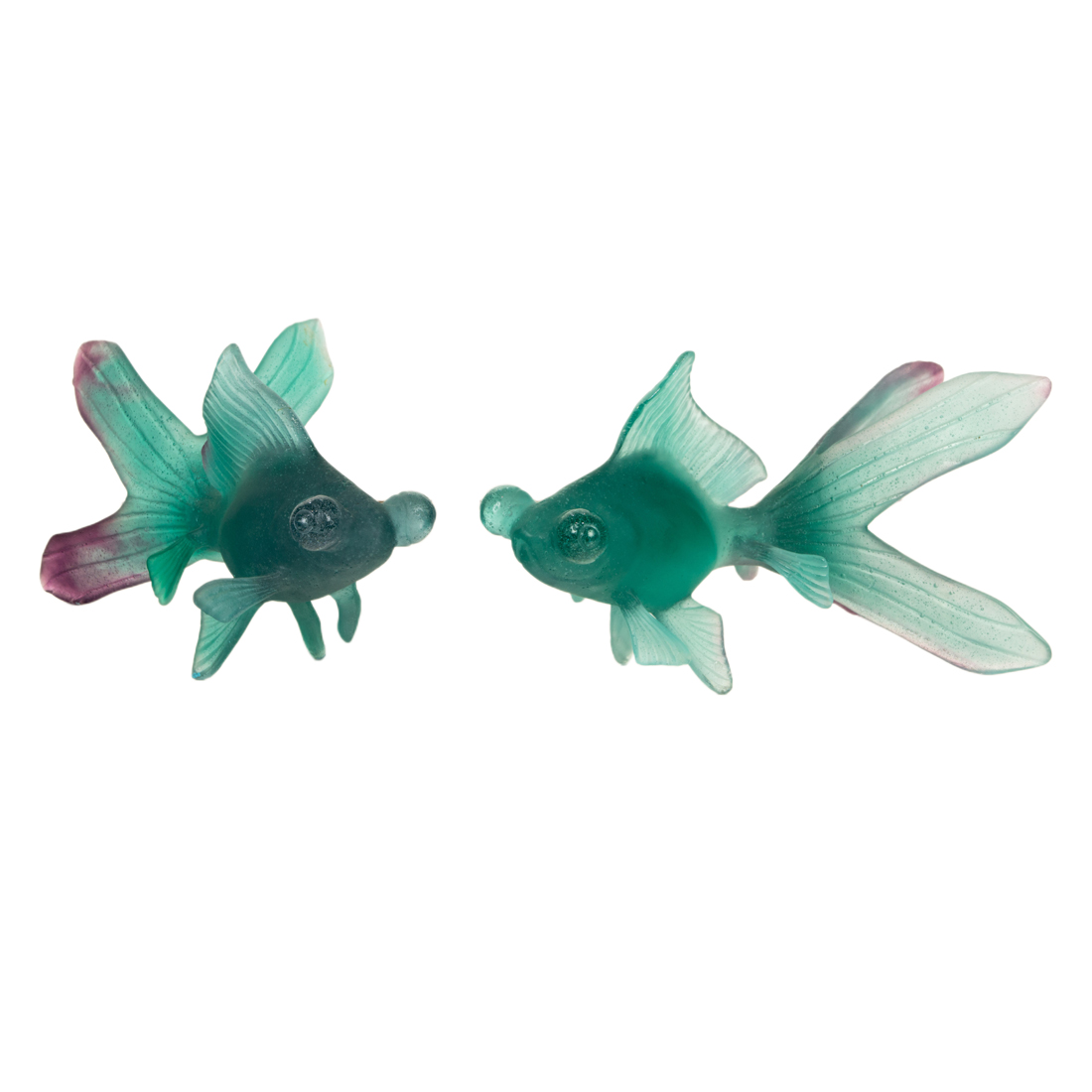 (LOT OF 2) DAUM PATE DE VERRE