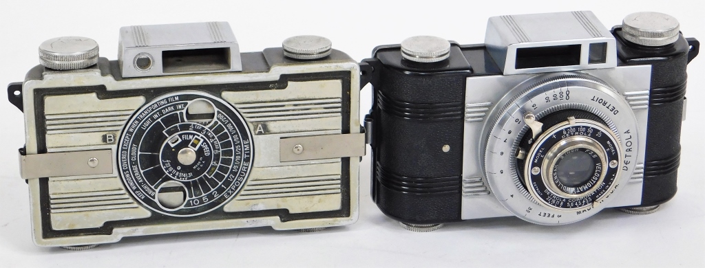 LOT OF 2 DETROLA VIEWFINDER CAMERAS