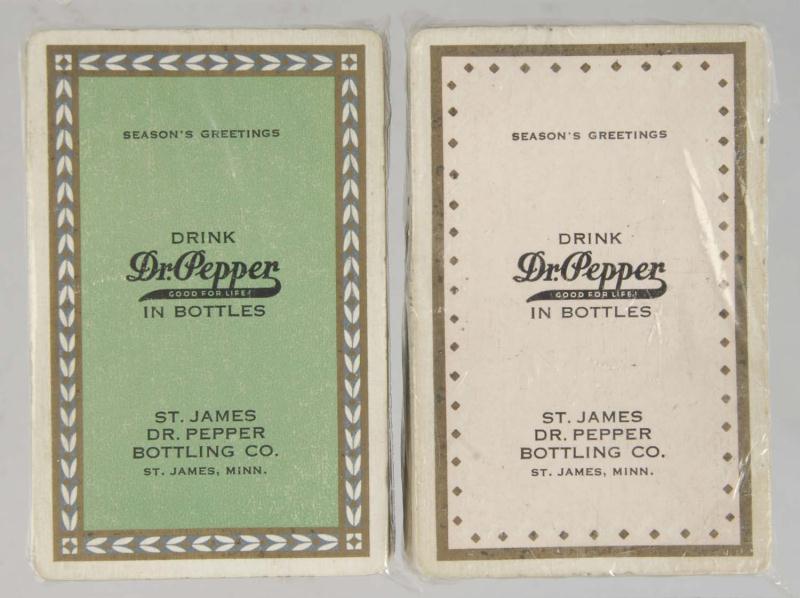 Lot of 2: Dr. Pepper Card Decks. 