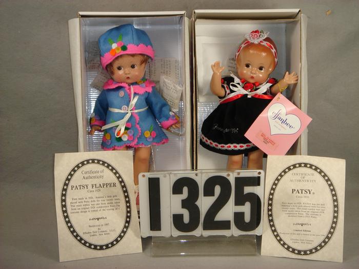 Lot of 2 Effanbee dolls, 1997 Patsy