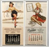 Lot of 2: Elvgren Pinup Calend