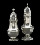 LOT OF 2 ENGLISH STERLING SUGA
