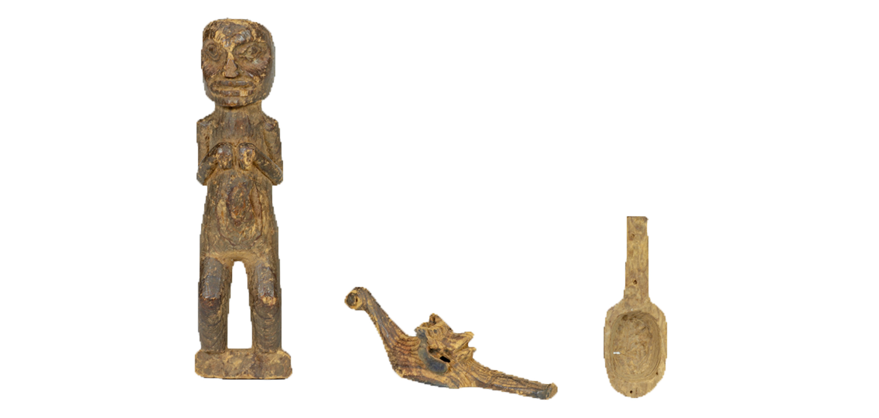 (LOT OF 2) ETHNOGRAPHIC CARVINGS