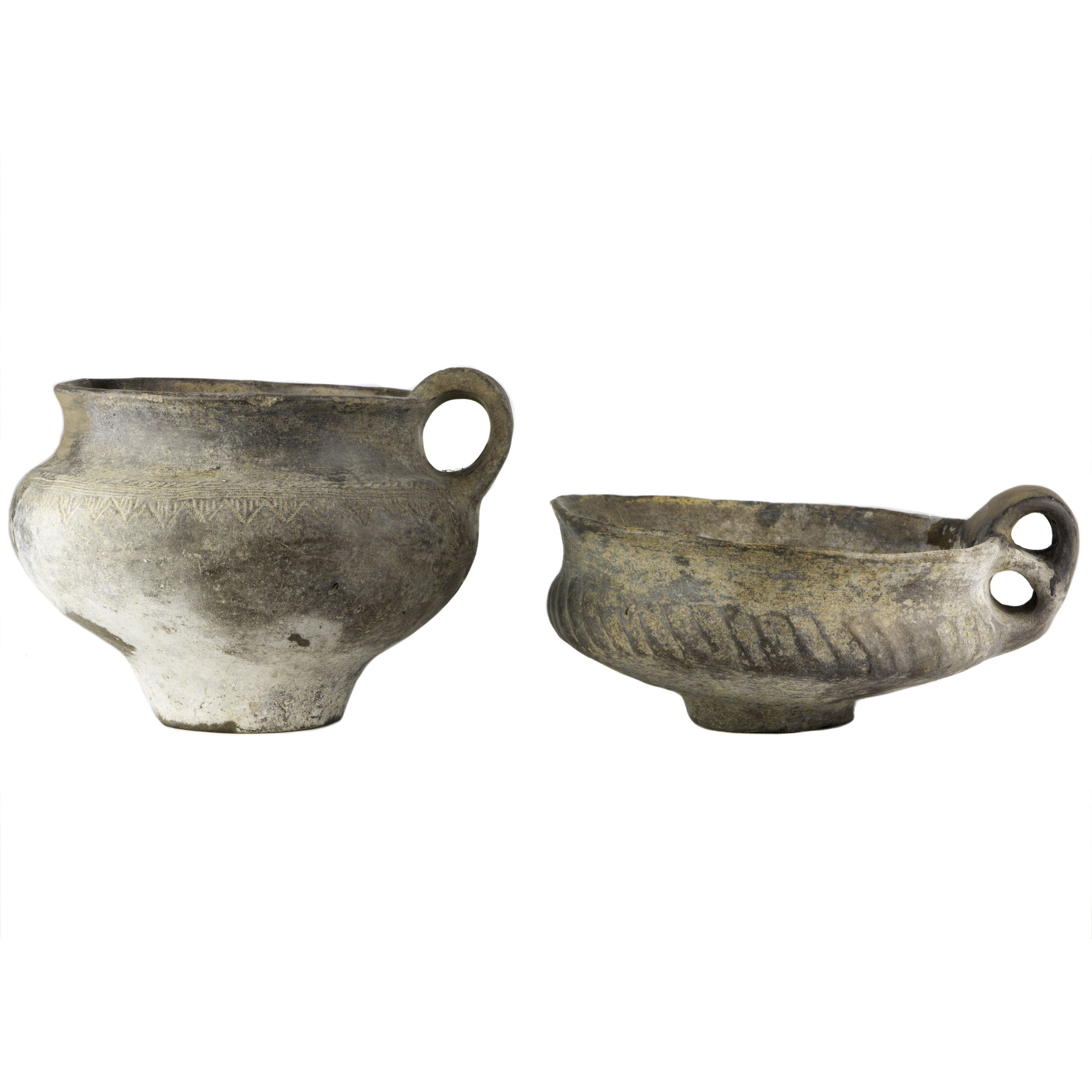 (LOT OF 2) ETRUSCAN STYLE DECORATED