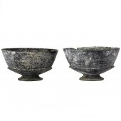 (LOT OF 2) ETRUSCAN STYLE BUCC