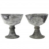 (LOT OF 2) ETRUSCAN STYLE BUCC