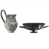 (LOT OF 2) ETRUSCAN STYLE BUCC