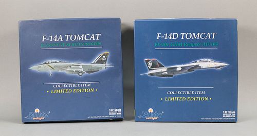 LOT OF 2 F-14A TOMCAT 1/72 SCALE
