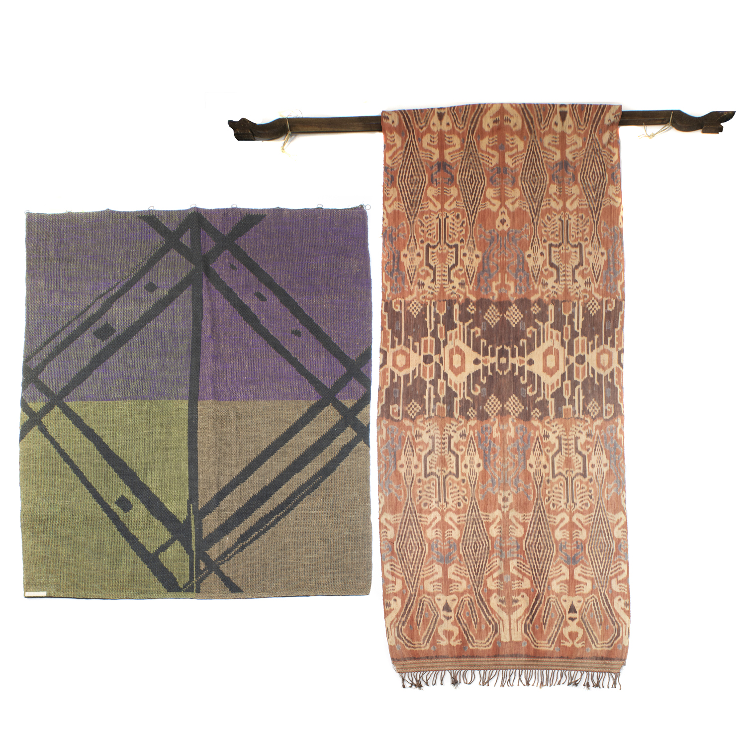 (LOT OF 2) FINNISH HANGING TAPESTRY