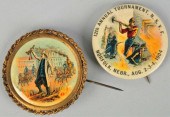 Lot of 2: Fire Fighting Pinbac