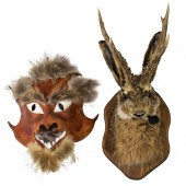 (LOT OF 2) FURRY MASKS, INCLUD