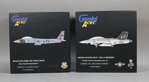 LOT OF 2 GEMINI ACES - 1/72 SCALE