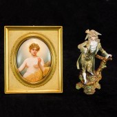(LOT OF 2) GERMAN PORCELAIN PL