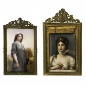 (LOT OF 2) GERMAN PORCELAIN PL