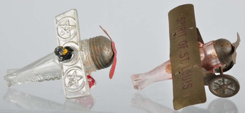 Lot of 2: Glass Airplane Candy