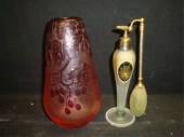 Lot of 2 Glass Items. 1: LeGRA